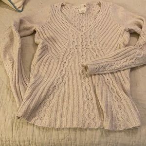 Cable knit sweater
